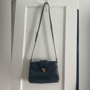 Vintage navy and gold purse